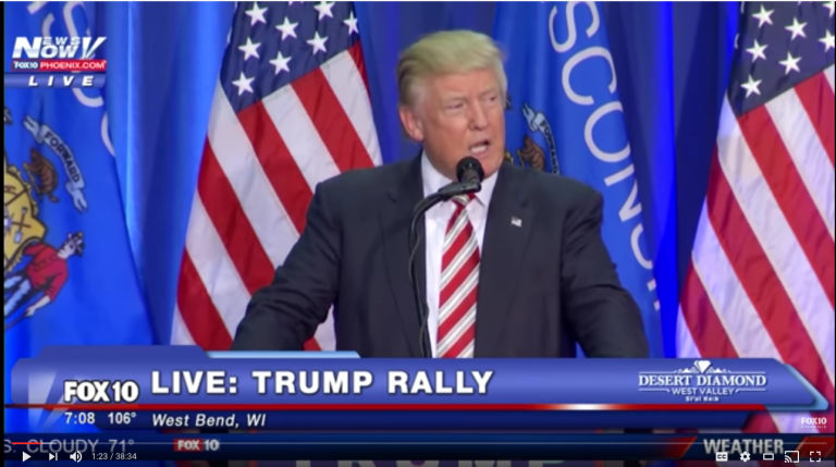Donald Trump Speech West Bend, Wisconsin – FNN 8/16/16