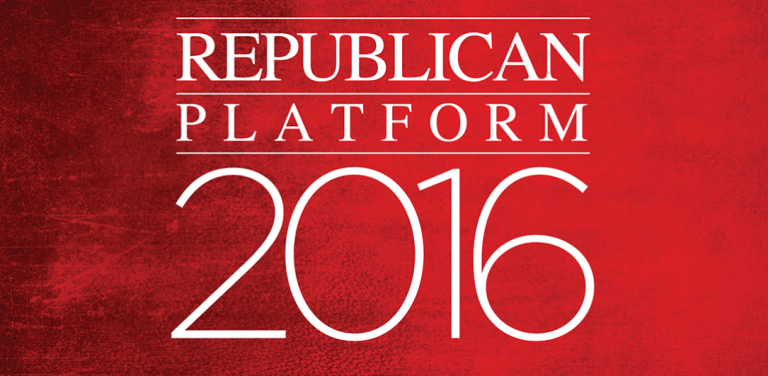 The 2016 Republican Party Platform
