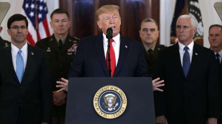 Trump addresses the nation after Iran attacks US military facilities in Iraq: January 7, 2020